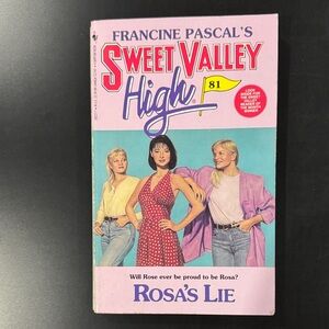 Sweet Valley High #81: Rosa’s Lie - Vintage Bantam Books Paperback Novel